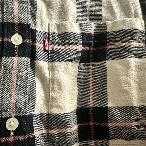 🆕 LEVIS HENRI FLANNEL SHIRT, size small - Picture 8 of 11